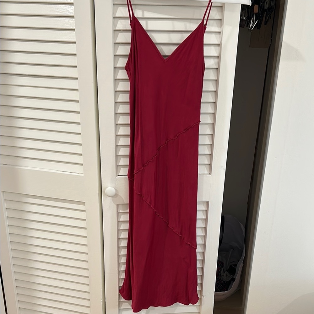 Elegant Red Women's Dress